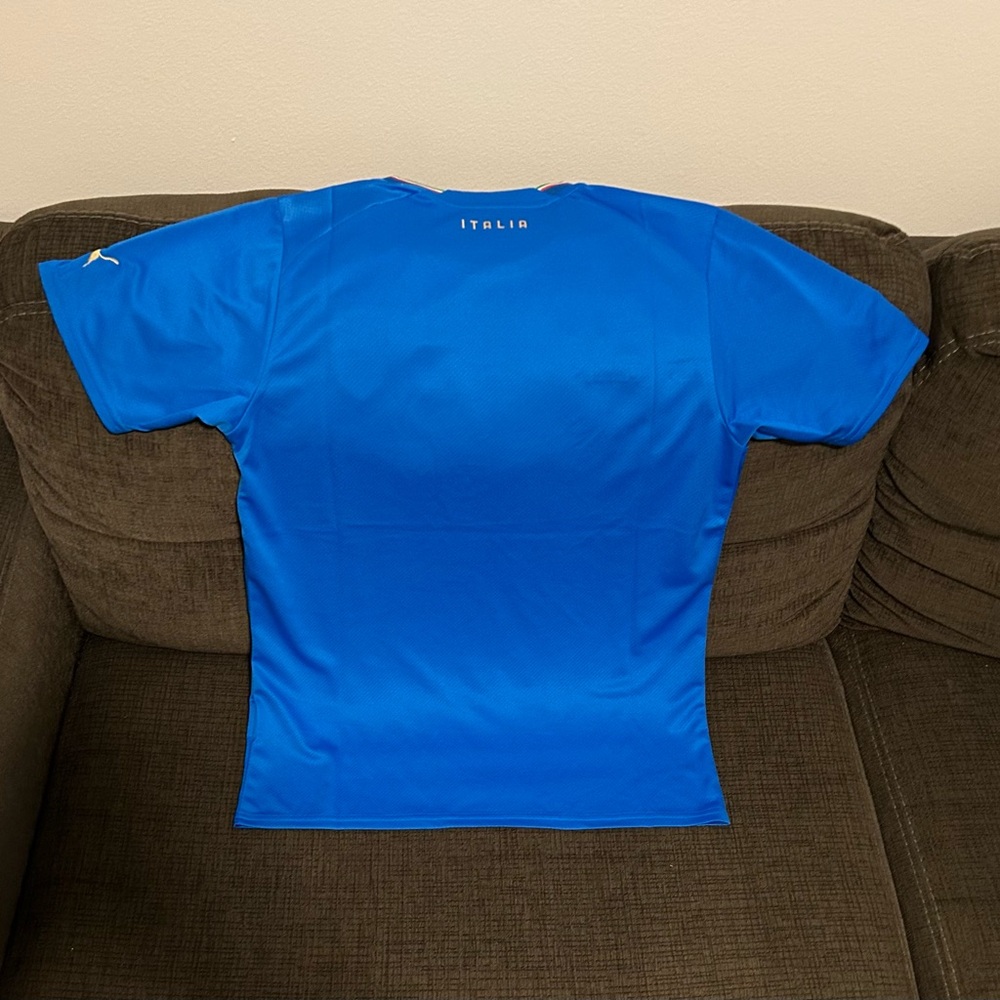 Puma Authentic Italy Italia 2022 2023 Soccer 765643-01 Jersey Men’s Sz: M - Picture 7 of 7